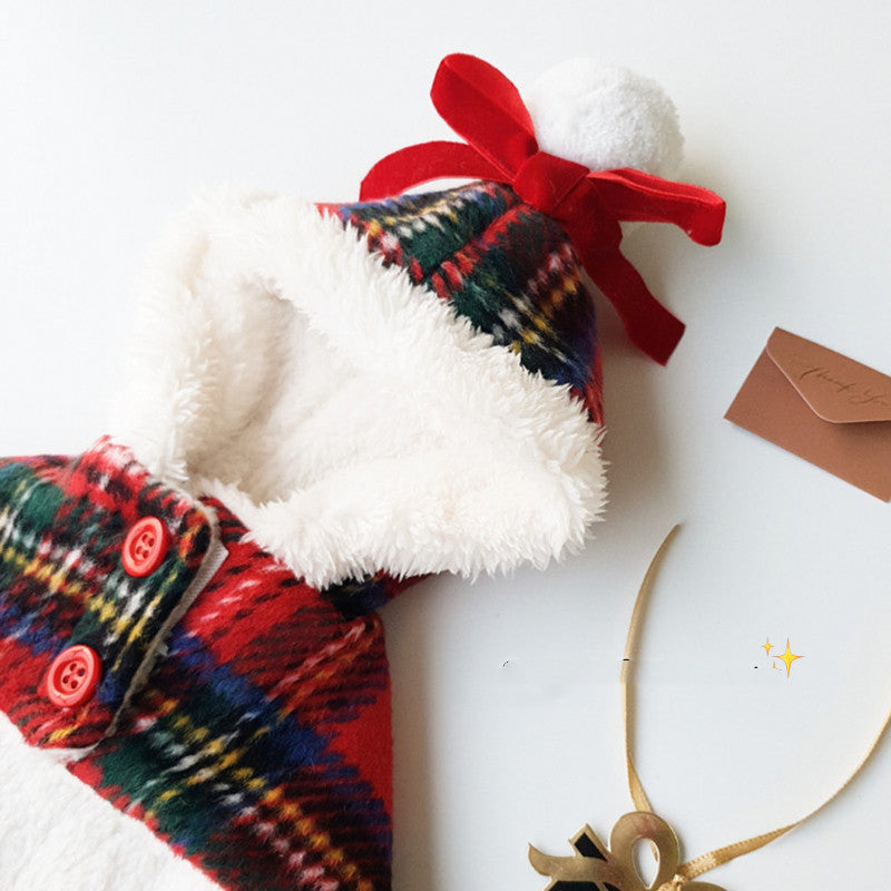 Pet Christmas Cloak | Festive Holiday Dog Costume for Small to XL Dogs