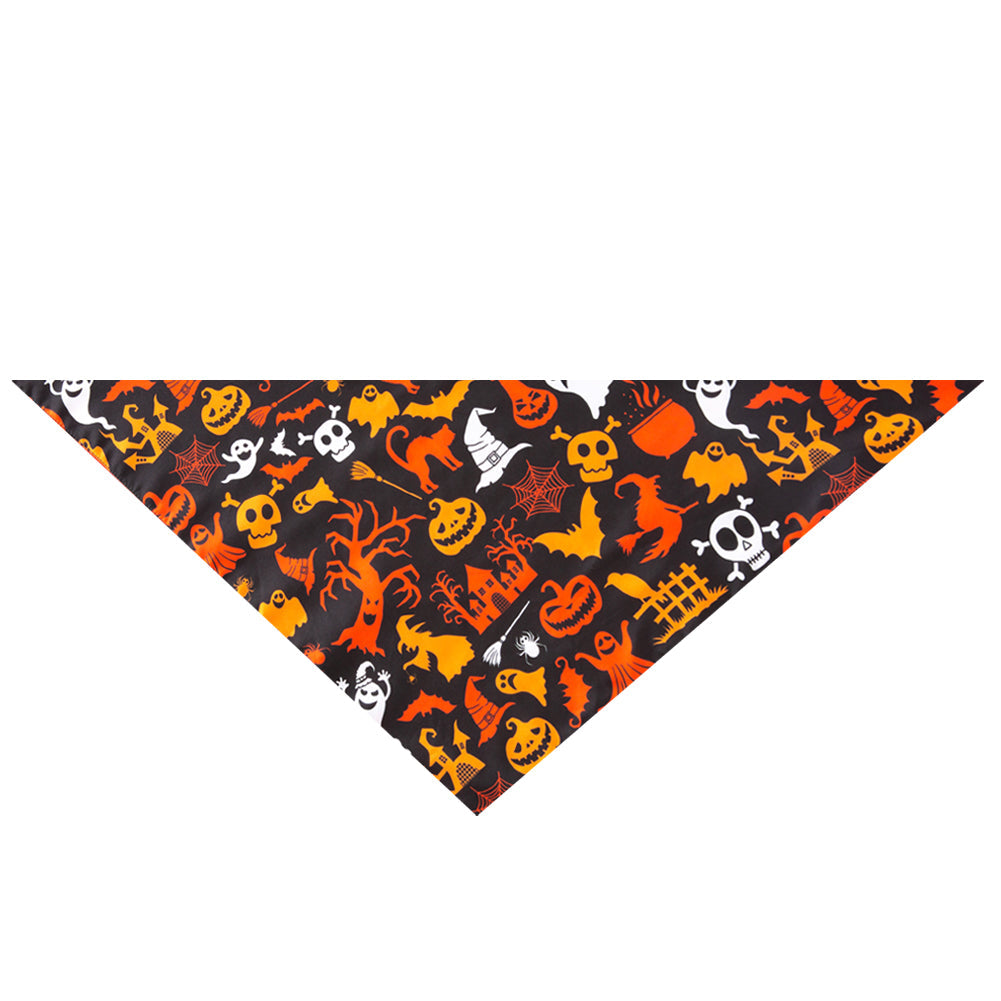Halloween Pet Bandana | Spooky Printed Scarf for Dogs & Cats