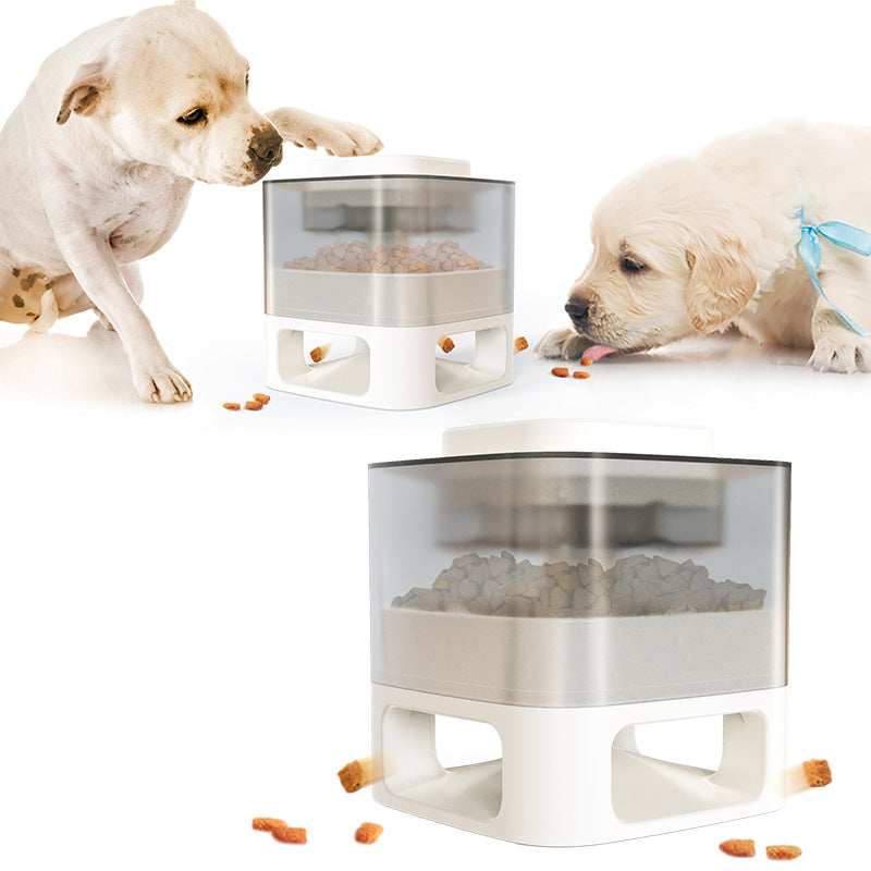 Interactive Slow Feeder Dog Toy | Bullet-Shape Food Dispenser with Anti-Slip Suction Base