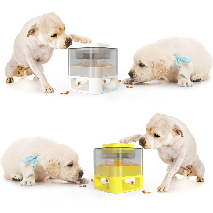 Interactive Slow Feeder Dog Toy | Bullet-Shape Food Dispenser with Anti-Slip Suction Base