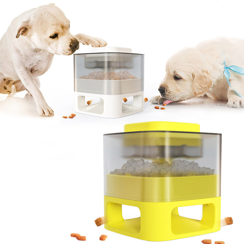 Interactive Slow Feeder Dog Toy | Bullet-Shape Food Dispenser with Anti-Slip Suction Base