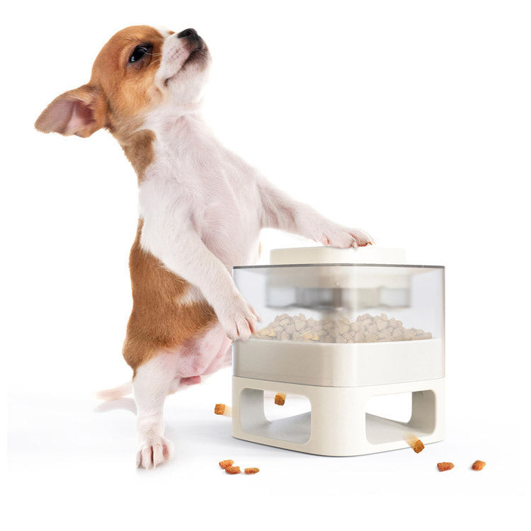 Interactive Slow Feeder Dog Toy | Bullet-Shape Food Dispenser with Anti-Slip Suction Base