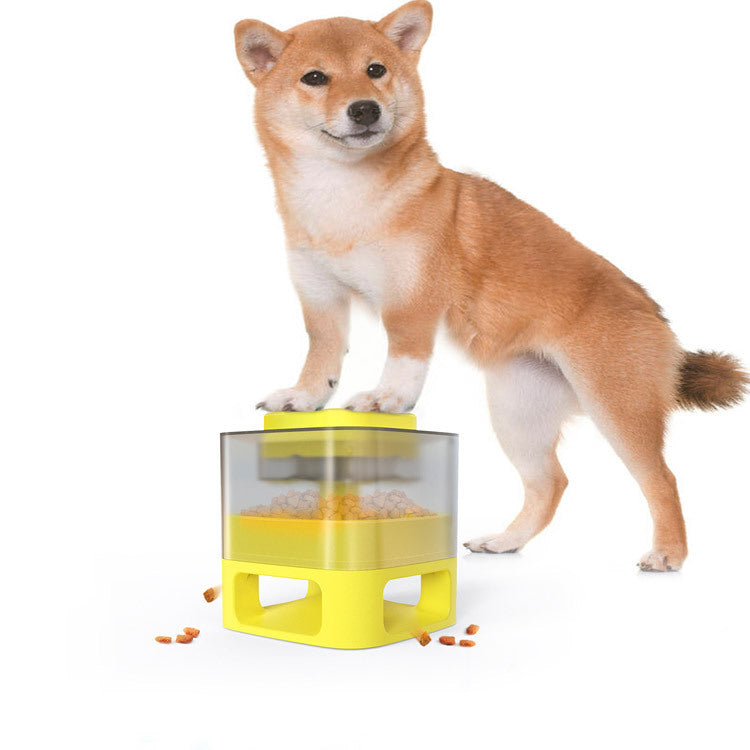 Interactive Slow Feeder Dog Toy | Bullet-Shape Food Dispenser with Anti-Slip Suction Base