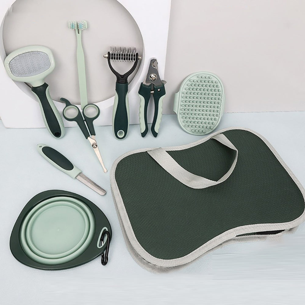 8-in-1 Professional Pet Grooming Kit | Cordless Clippers, Brush & Nail Clipper for Dogs & Cats