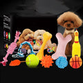 Dog Toy Bundle Set — Squeaky, Chew & Rope Toys for Dogs (8–10 Pieces)