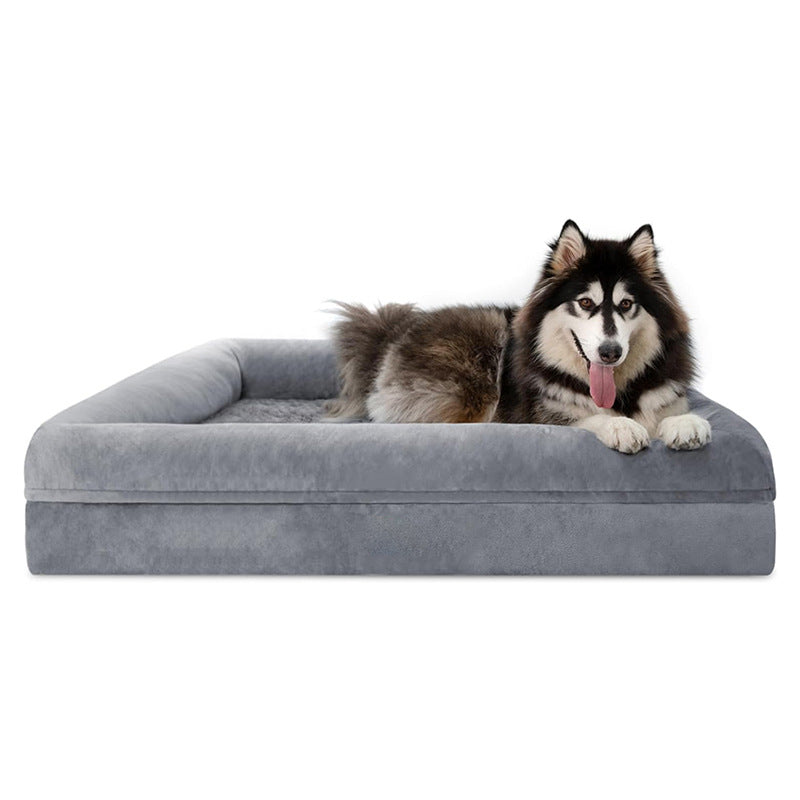Thickened Dog Bed Cushion for Large Dogs | Orthopedic-Style Mat for Golden Retrievers & Big Breeds