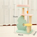 Cat Climbing Frame with Sisal Scratching Posts & Velvet Platforms | Multi-Level Cat Tree in 5 Sizes