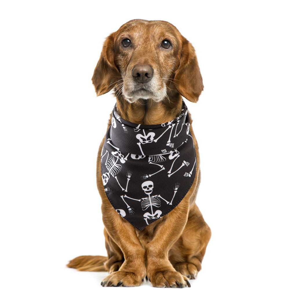 Halloween Pet Bandana | Spooky Printed Scarf for Dogs & Cats