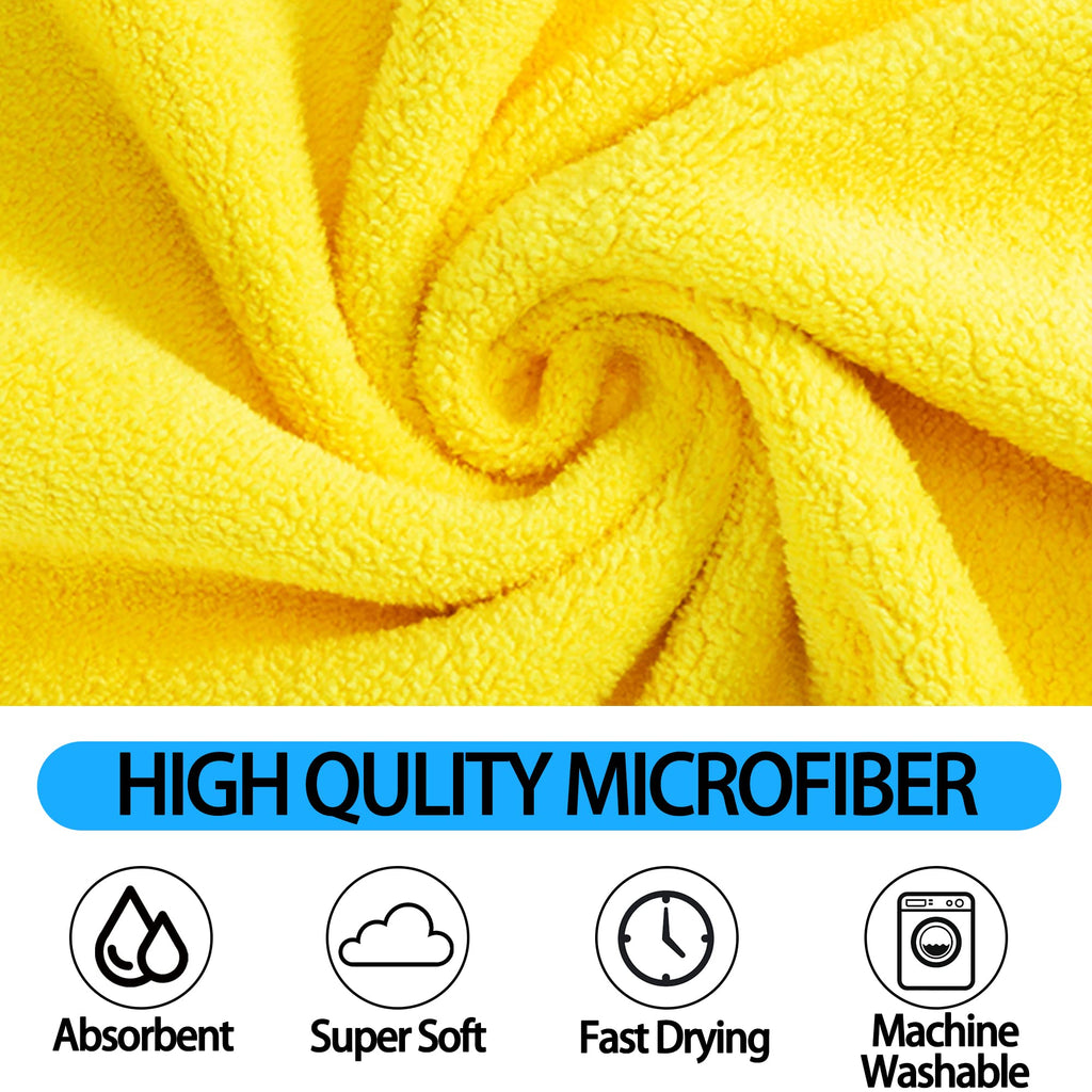 Microfiber Pet Drying Towel | Super Absorbent Quick-Dry Bath Towel for Dogs & Cats | 3 Sizes