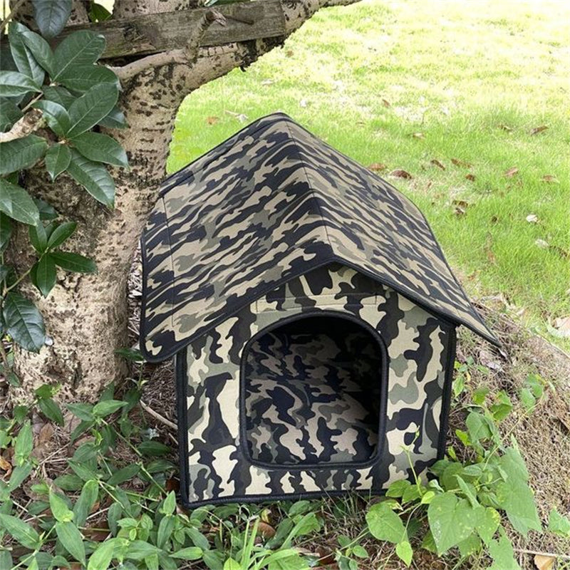 Waterproof Outdoor Dog Kennel | Weather-Resistant Pet House in M & L