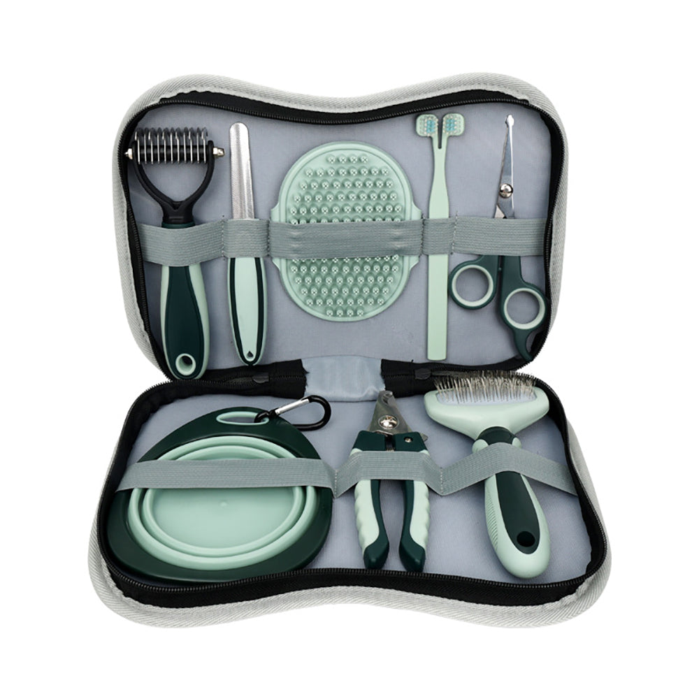8-in-1 Professional Pet Grooming Kit | Cordless Clippers, Brush & Nail Clipper for Dogs & Cats