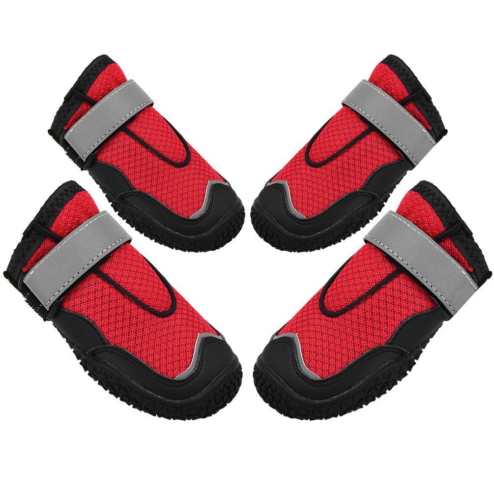 Breathable & Wear-Resistant Dog Shoes | Reflective Safety Boots for Large Dogs