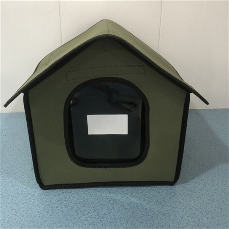 Waterproof Outdoor Dog Kennel | Weather-Resistant Pet House in M & L