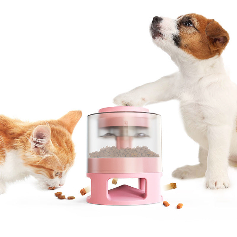 Interactive Slow Feeder Dog Toy | Bullet-Shape Food Dispenser with Anti-Slip Suction Base
