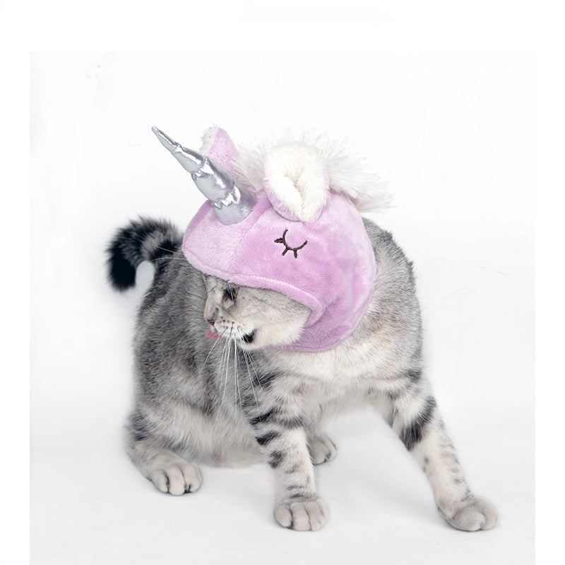 Halloween Unicorn Horn Hat for Cats & Small Pets