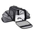 Airline-Approved Expandable Pet Carrier | Soft-Sided Travel Bag with 4-Way Opening for Cats & Dogs