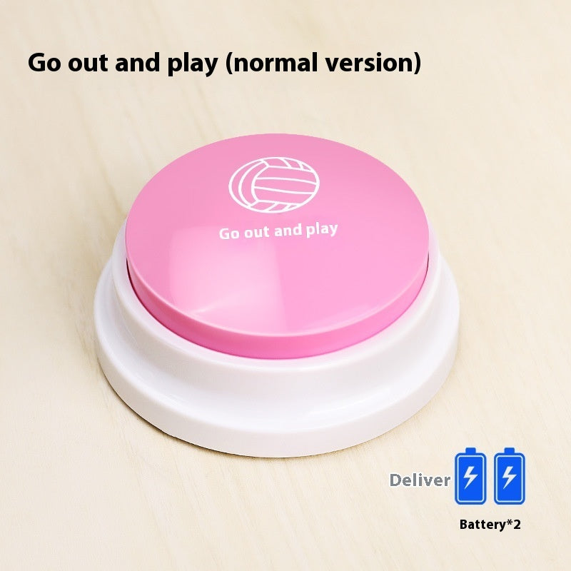 Pet Communication Button | Recordable Dog Voice Toy for Training & Bonding