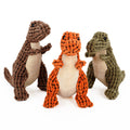 Plush Dinosaur Dog Toy | Squeaky Interactive Chew Toy for Small & Large Dogs