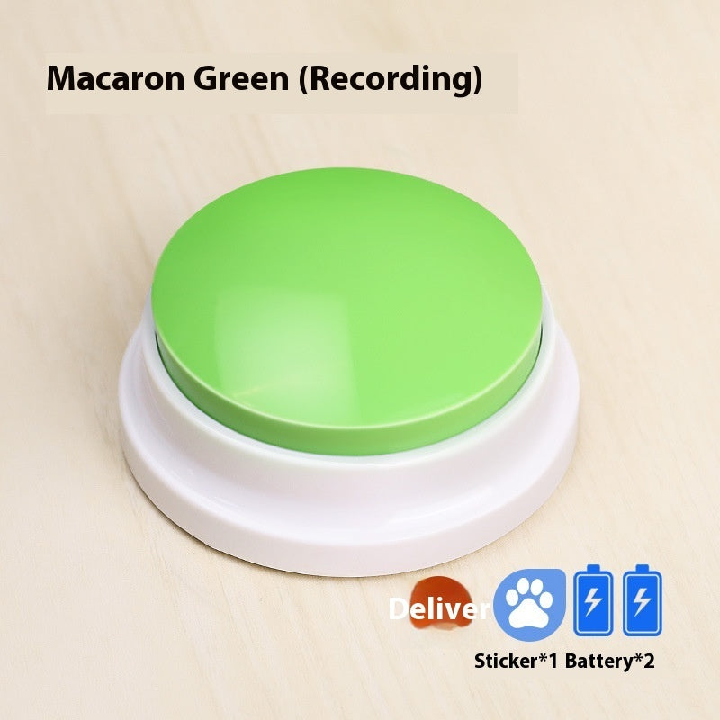Pet Communication Button | Recordable Dog Voice Toy for Training & Bonding