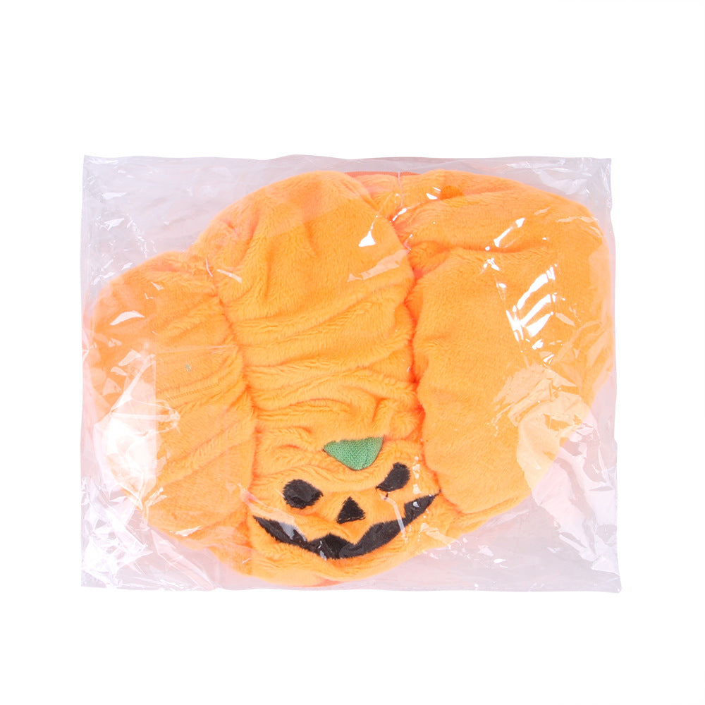 Halloween Pumpkin Hat for Dogs & Cats