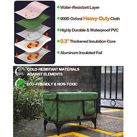 Foldable Insulated Cat Enclosure | Outdoor Heated Birthing Room & Cat Cage