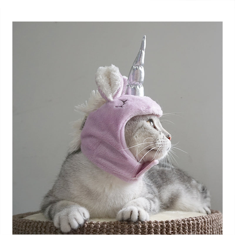 Halloween Unicorn Horn Hat for Cats & Small Pets