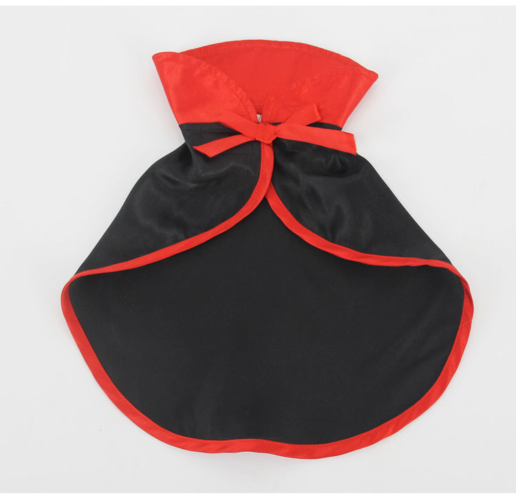 Halloween Vampire Cloak & Hat Set for Cats & Dogs