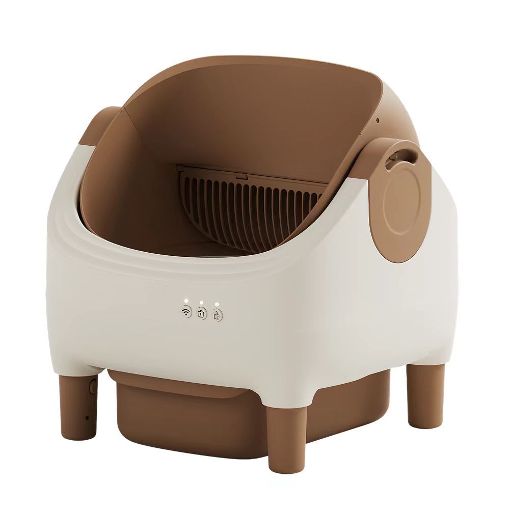 Automatic Self-Cleaning Cat Litter Box | Semi-Closed Drawer Design, No Scooping Required