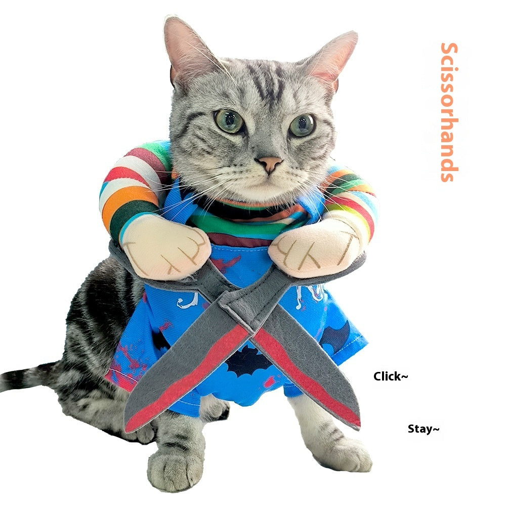 Scissor Hands Halloween Costume for Cats & Dogs