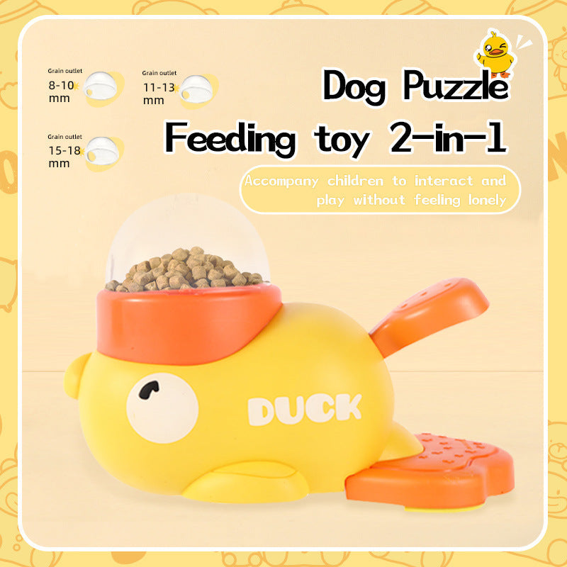 Duck-Design Dog Puzzle Feeder | Interactive Treat Dispenser & Slow Feeder for Dogs 3–50 kg