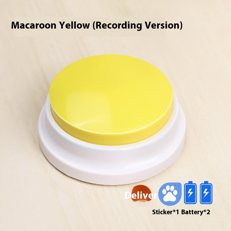 Pet Communication Button | Recordable Dog Voice Toy for Training & Bonding