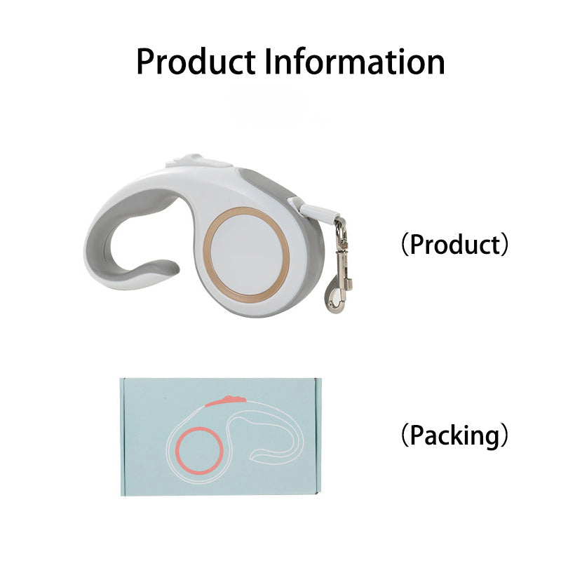Retractable Dog Leash | 3M & 5M Anti-Tangle Nylon Leash for Small & Medium Dogs