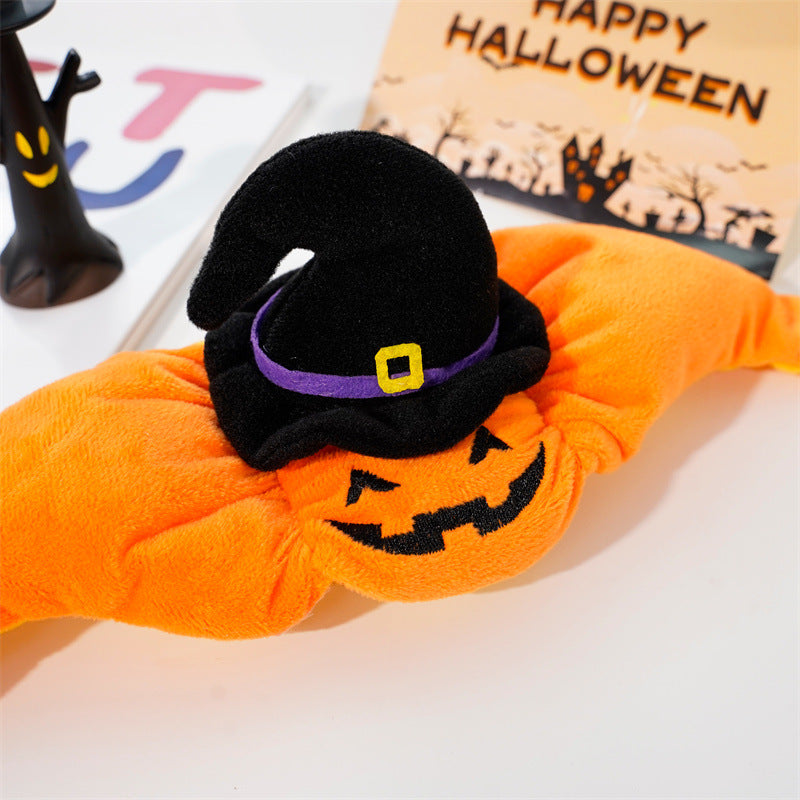 Halloween Pet Costume | Pumpkin Vest & Hat for Dogs & Cats | XS–L