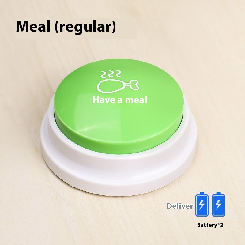 Pet Communication Button | Recordable Dog Voice Toy for Training & Bonding