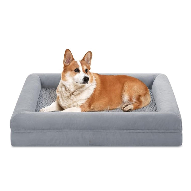 Thickened Dog Bed Cushion for Large Dogs | Orthopedic-Style Mat for Golden Retrievers & Big Breeds