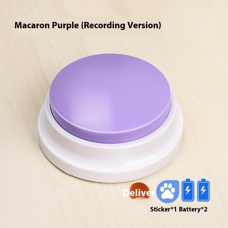 Pet Communication Button | Recordable Dog Voice Toy for Training & Bonding
