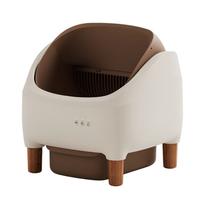 Automatic Self-Cleaning Cat Litter Box | Semi-Closed Drawer Design, No Scooping Required