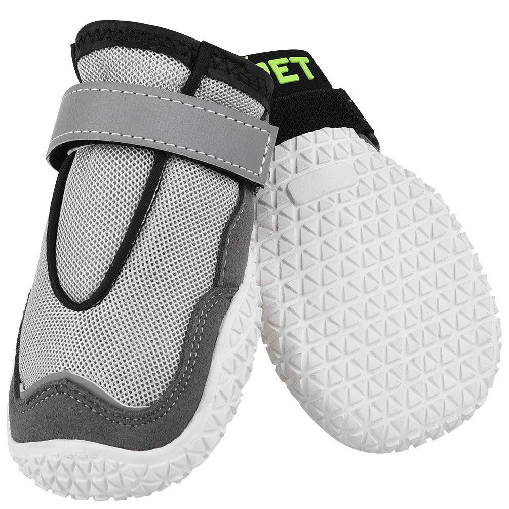 Breathable & Wear-Resistant Dog Shoes | Reflective Safety Boots for Large Dogs
