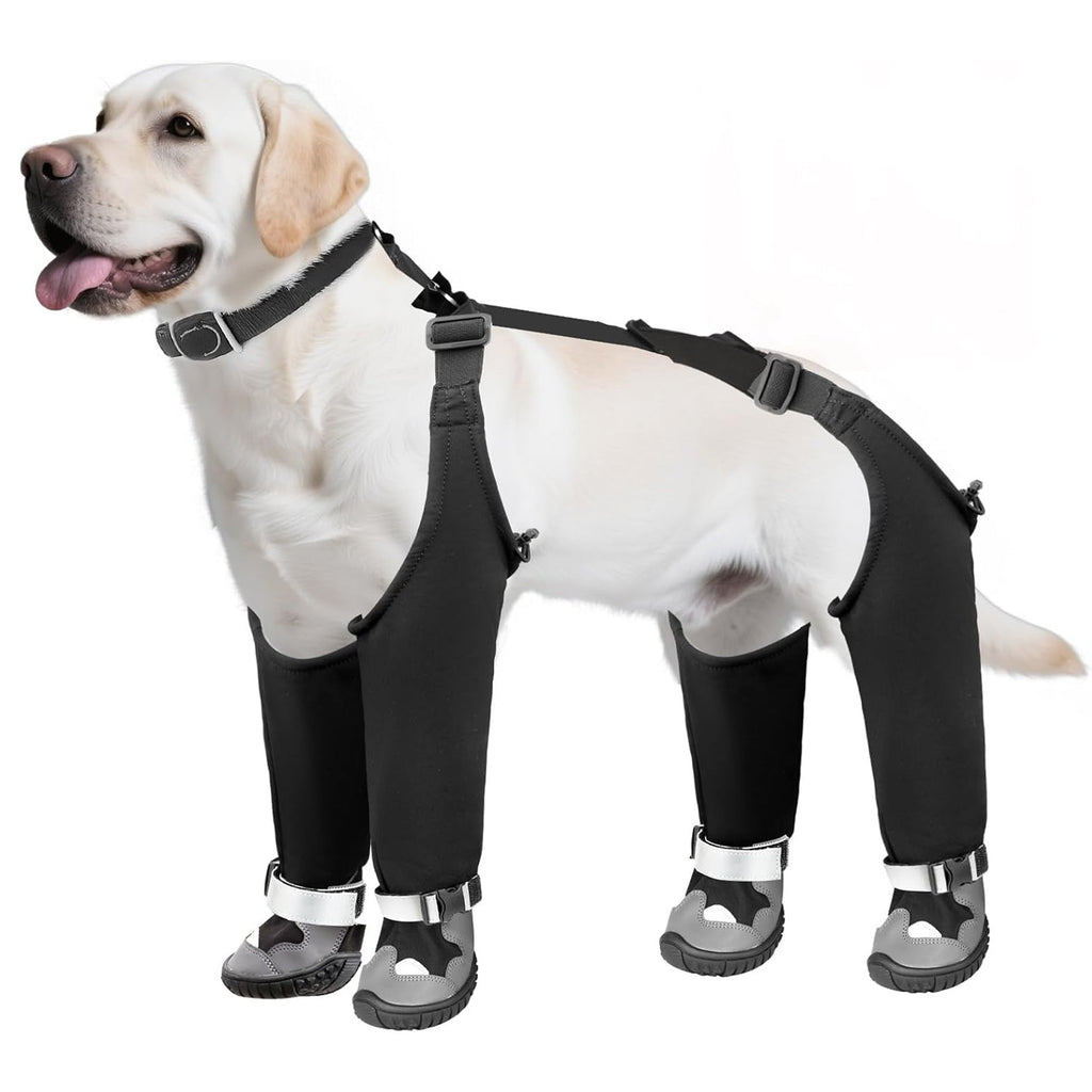 Dog Winter Shoes | Windproof Warm & Cold-Resistant Outdoor Dog Boots | XS–4XL