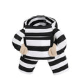 Striped Halloween Dog Costume | Funny Black & White Pet Outfit for Dogs | S–XL