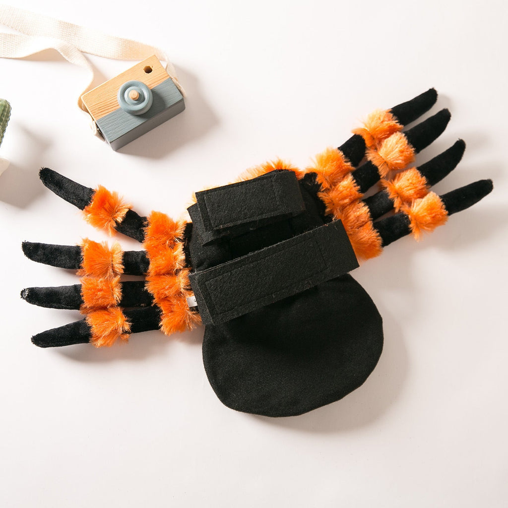 Halloween Spider Pet Costume | Spooky Polyester Outfit for Dogs & Cats | S–L