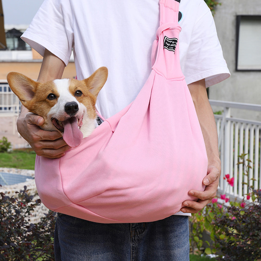 Adjustable Pet Shoulder Carrier Bag | Crossbody Travel Bag for Cats & Dogs Up to 13 kg