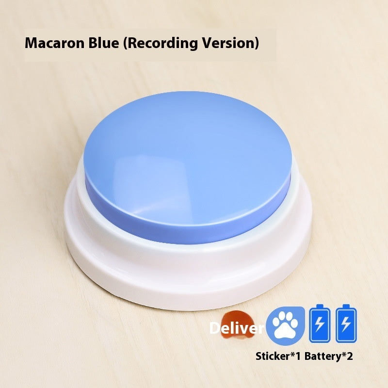 Pet Communication Button | Recordable Dog Voice Toy for Training & Bonding