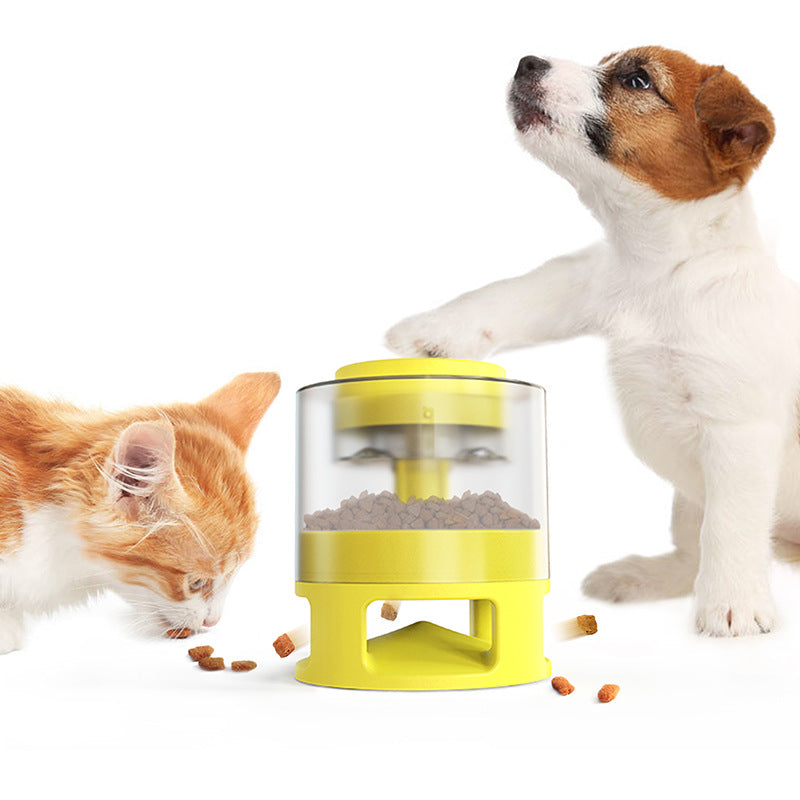 Interactive Slow Feeder Dog Toy | Bullet-Shape Food Dispenser with Anti-Slip Suction Base
