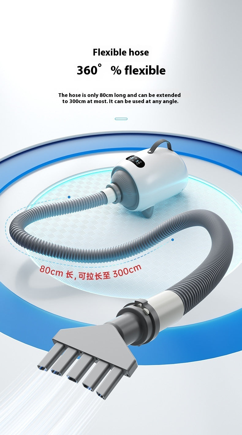 Smart Touch Screen Pet Hair Dryer | 2000W+ Professional Grooming Dryer for Dogs & Cats