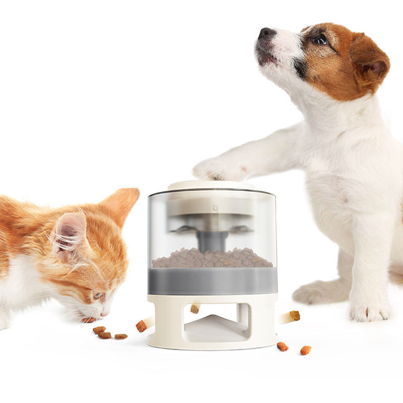 Interactive Slow Feeder Dog Toy | Bullet-Shape Food Dispenser with Anti-Slip Suction Base