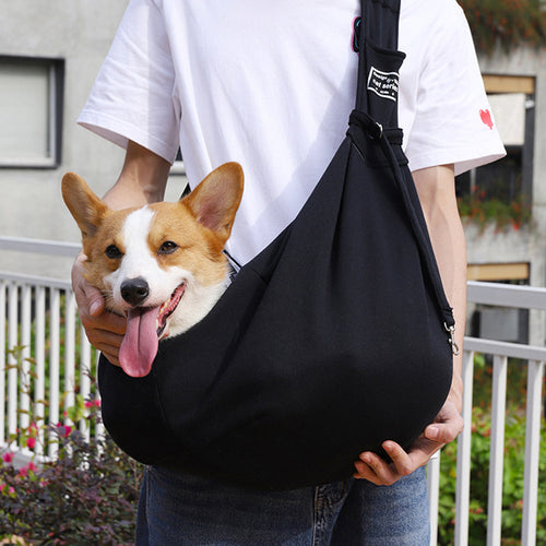 Adjustable Pet Shoulder Carrier Bag | Crossbody Travel Bag for Cats & Dogs Up to 13 kg