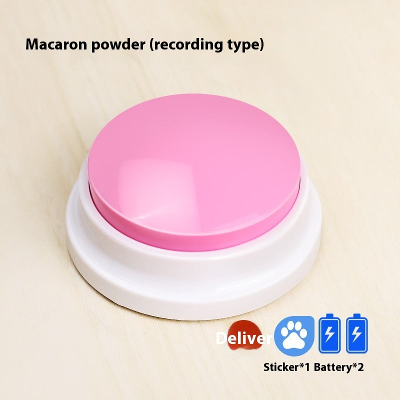 Pet Communication Button | Recordable Dog Voice Toy for Training & Bonding