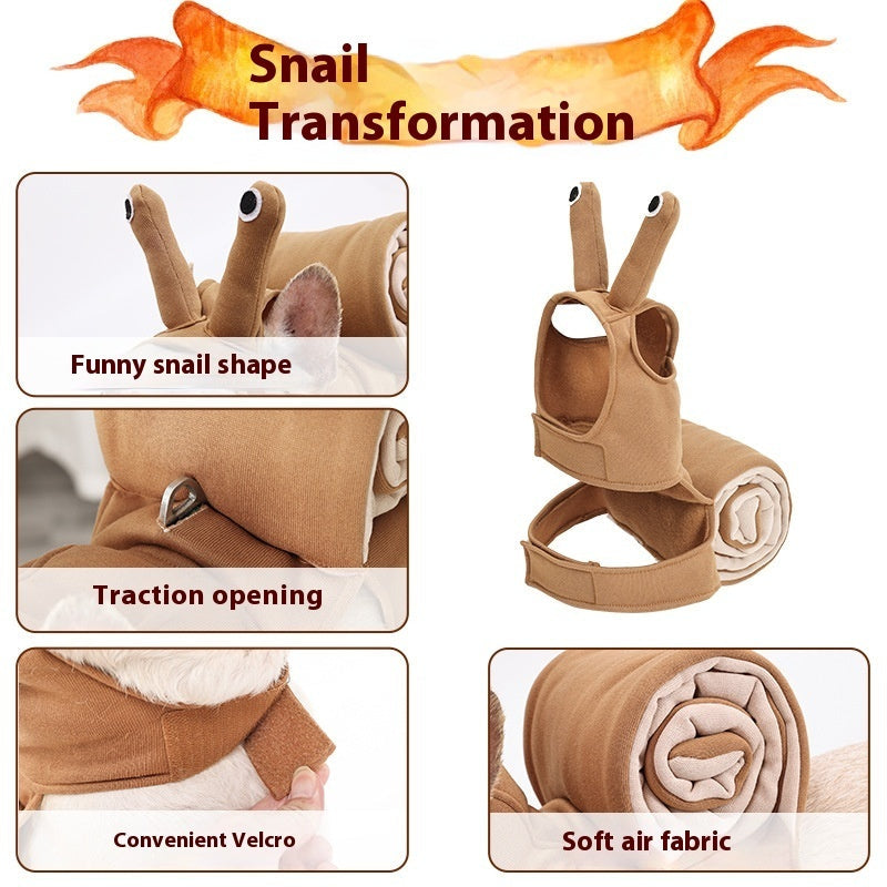 Halloween Snail Transformation Costume for Dogs & Cats